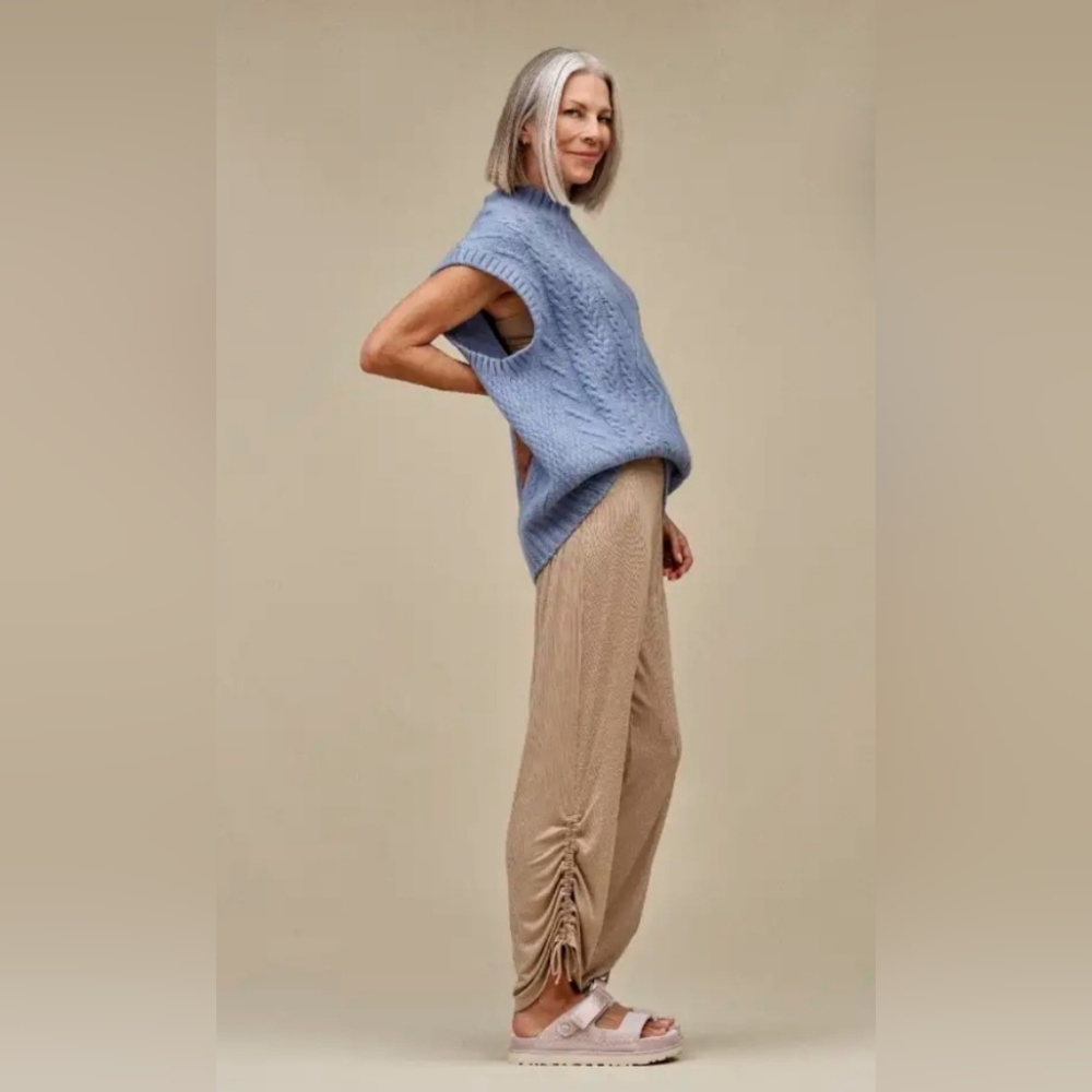 UGG Beige Drawstring Hem Track Pants